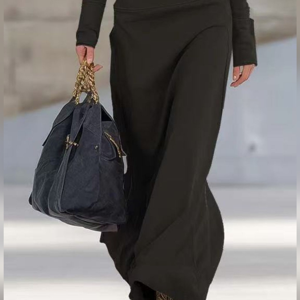 Black Zip Up Maxi Dress - Picture 4 of 7